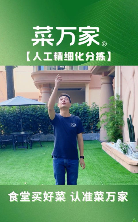 菜万家：人工精细化分拣